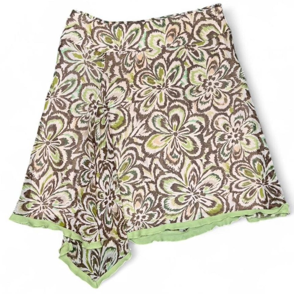 Worthington Y2K Floral Handkerchief Skirt